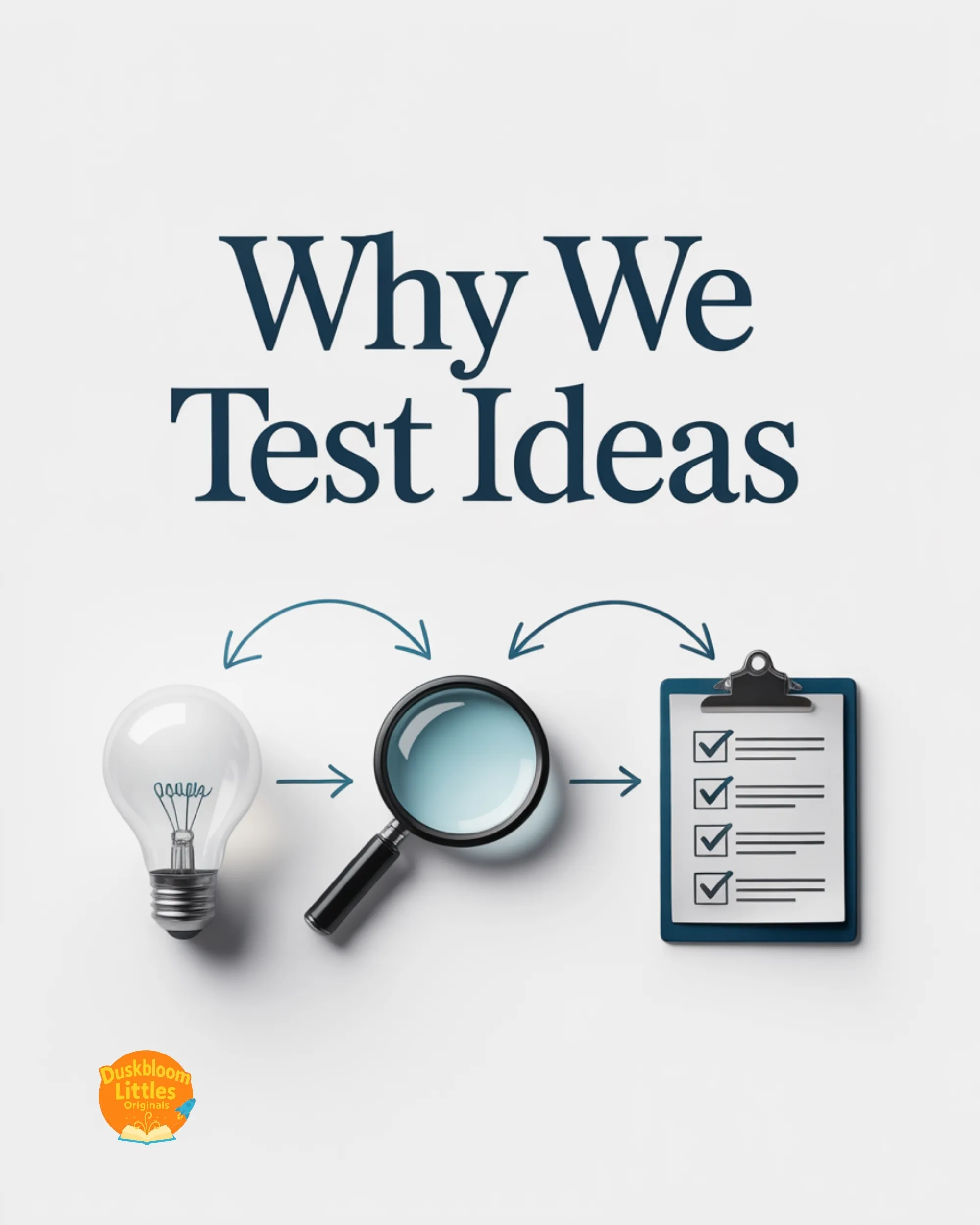 Why We Test Ideas